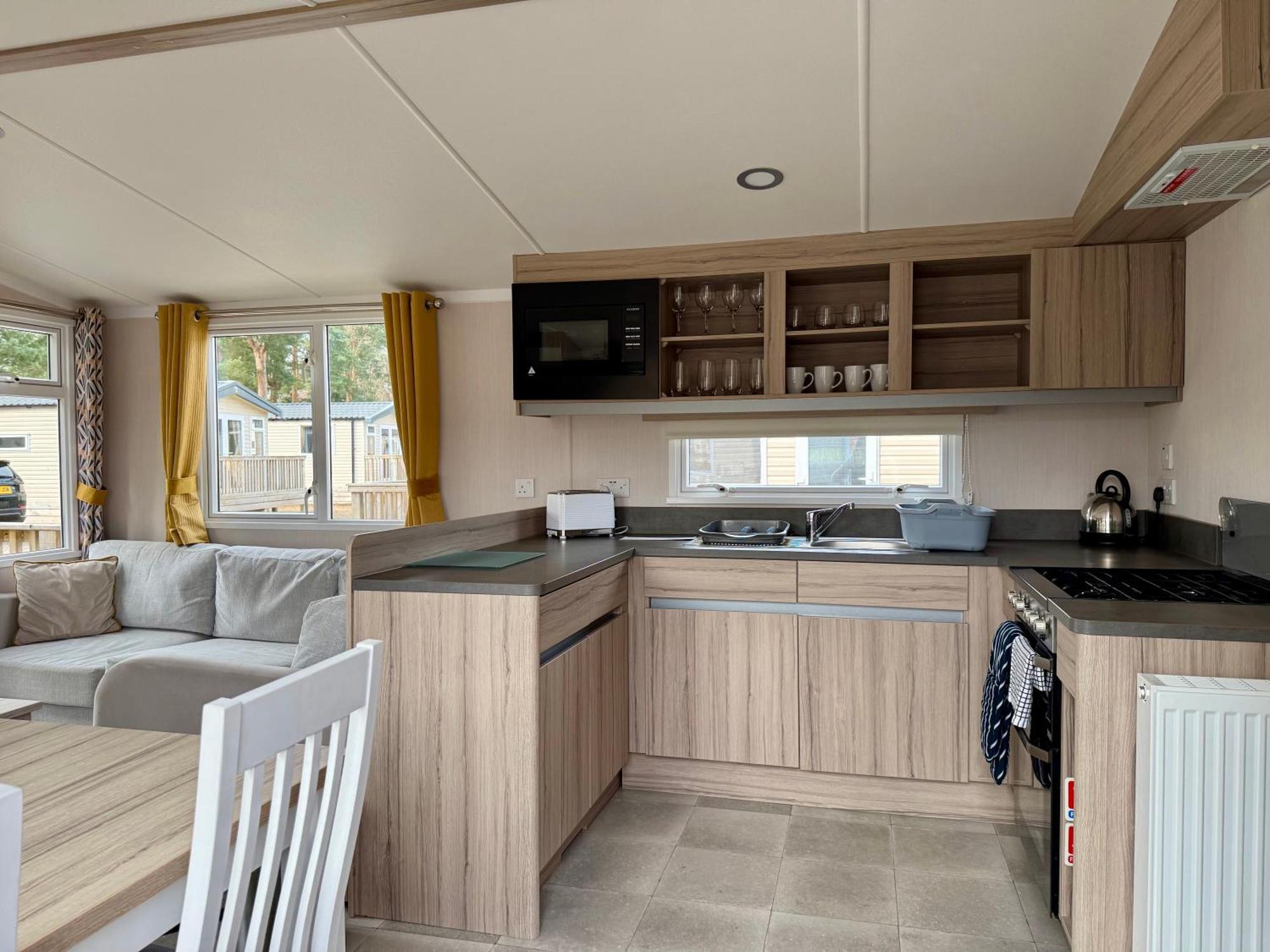 The Trout Van - Beautiful, Luxury Static Caravan Aberlour Exteriör bild